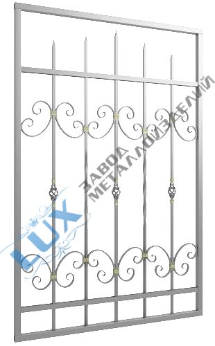 кованая решетка на балкон, модель рб-37